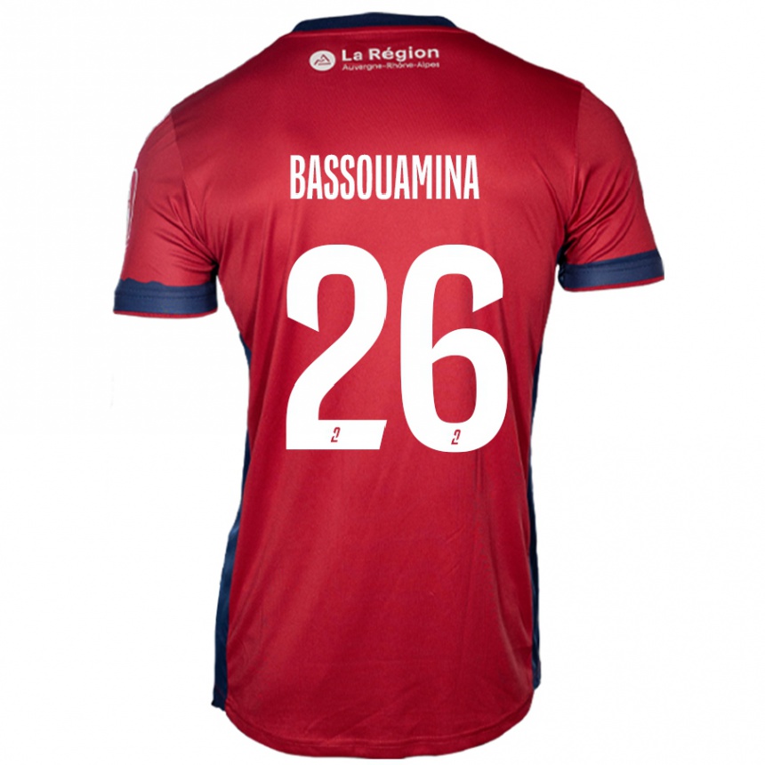 Enfant Football Maillot Mons Bassouamina #26 Bordeaux Clair Tenues Domicile 2024/25 Canada