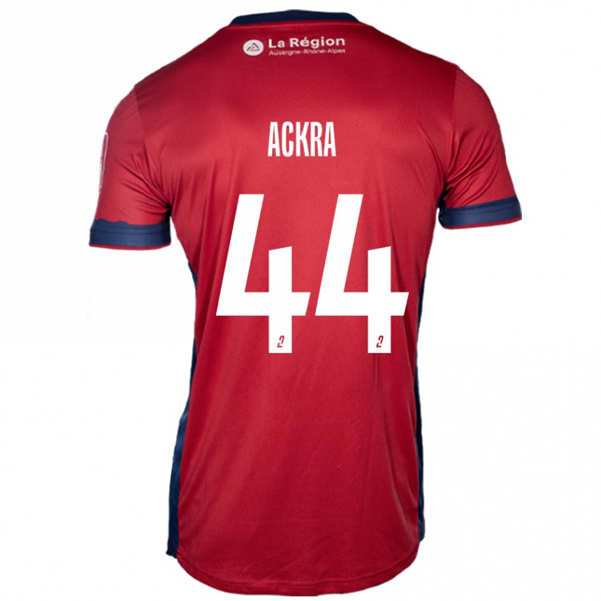 Enfant Football Maillot Allan Ackra #44 Bordeaux Clair Tenues Domicile 2024/25 Canada