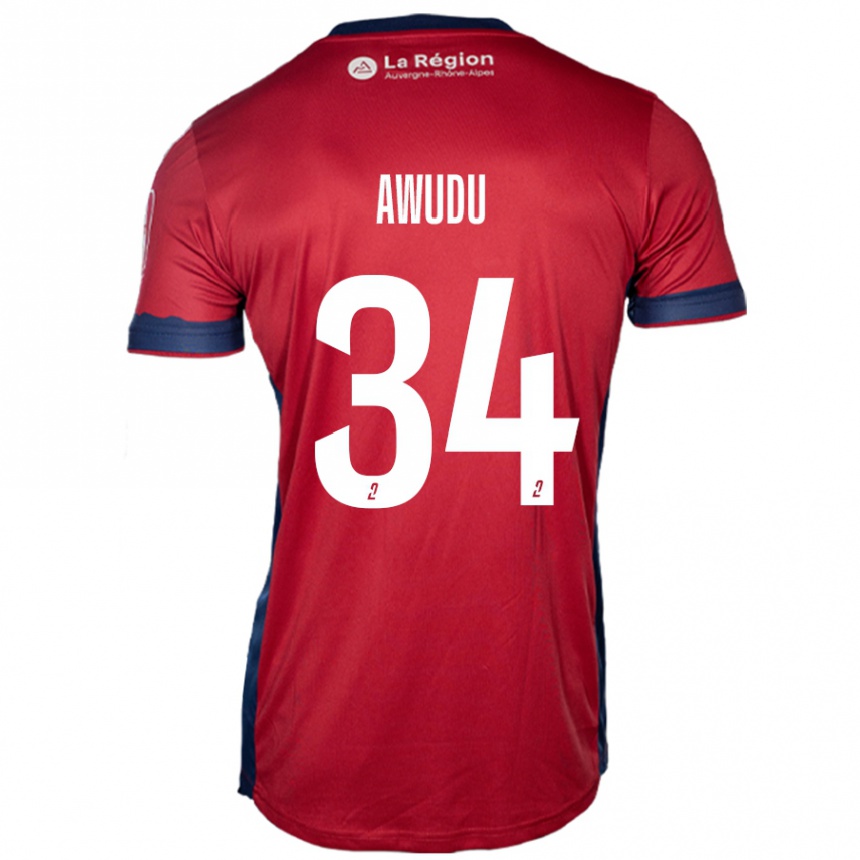 Enfant Football Maillot Sumaila Awudu #34 Bordeaux Clair Tenues Domicile 2024/25 Canada