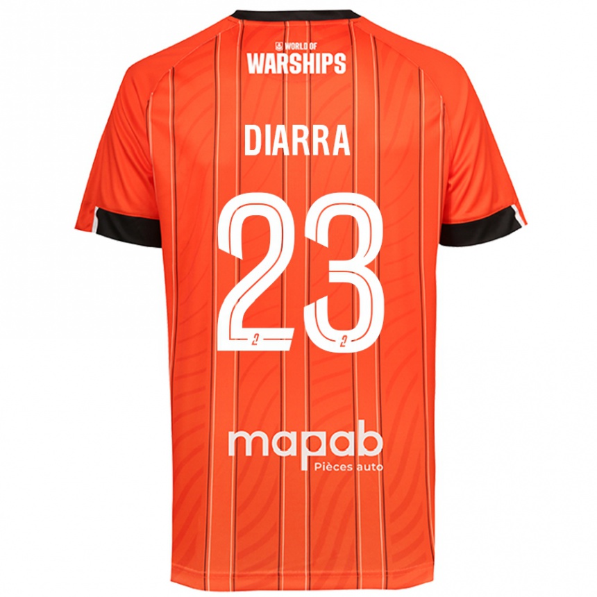 Kids Football Stéphane Diarra #23 Orange Home Jersey 2024/25 T-Shirt Canada