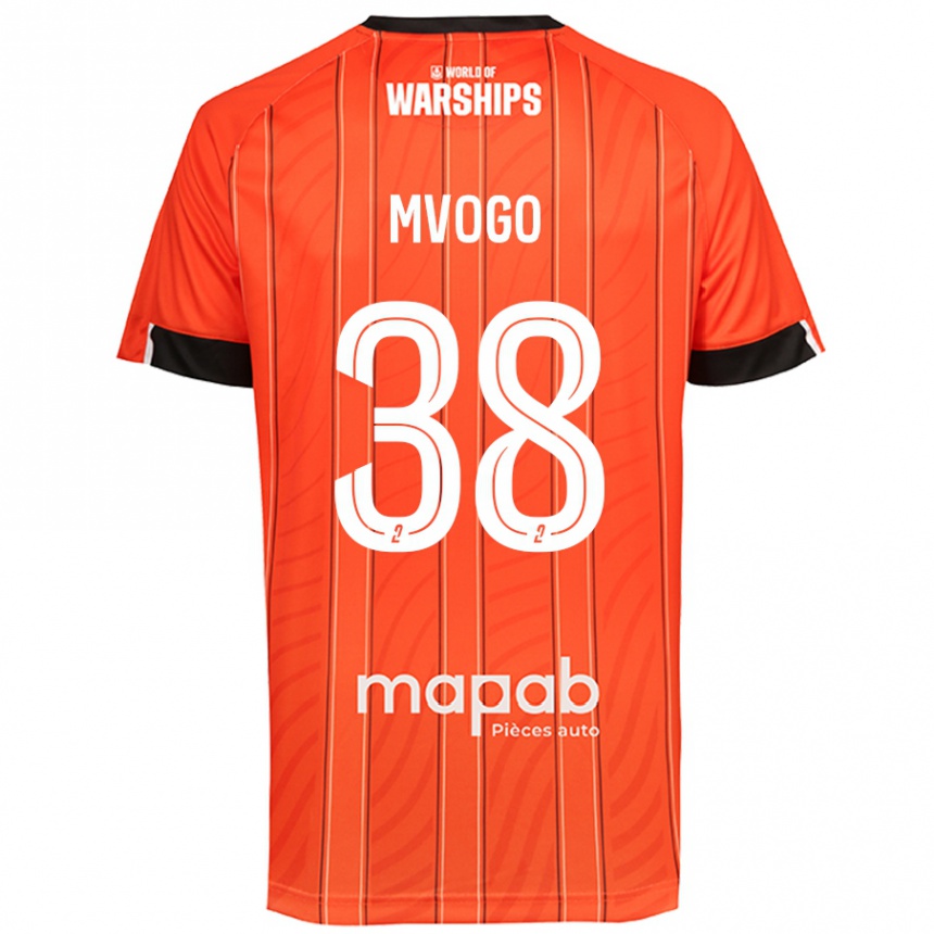 Kids Football Yvon Mvogo #38 Orange Home Jersey 2024/25 T-Shirt Canada