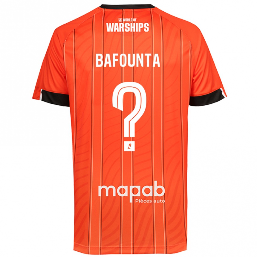 Kids Football Kamal Bafounta #0 Orange Home Jersey 2024/25 T-Shirt Canada