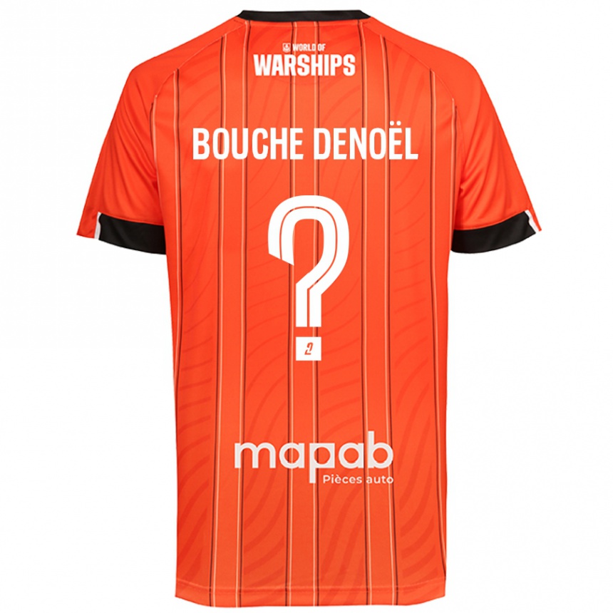 Kids Football Max Bouche Denoël #0 Orange Home Jersey 2024/25 T-Shirt Canada