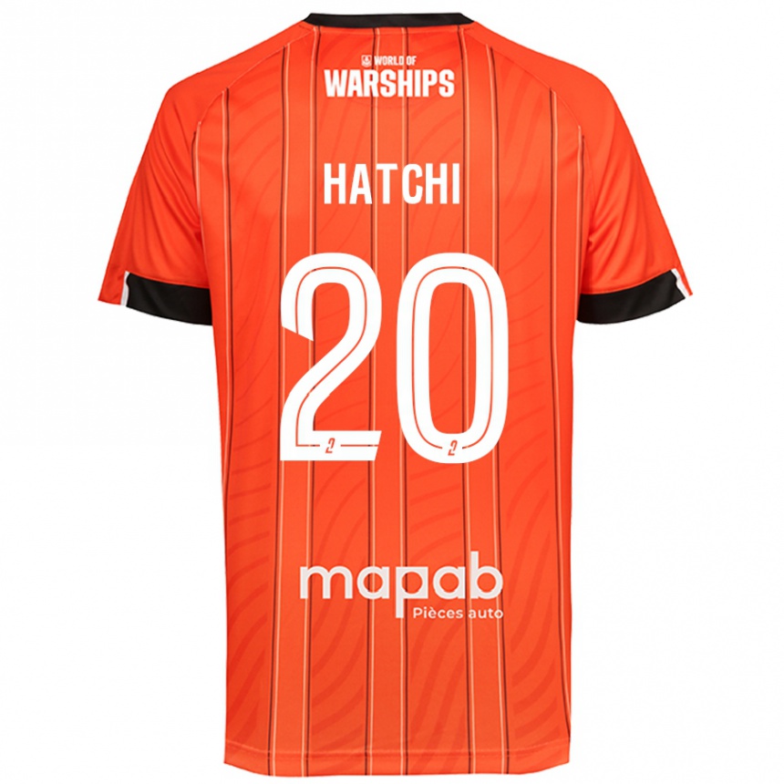 Kids Football Jérémy Hatchi #20 Orange Home Jersey 2024/25 T-Shirt Canada