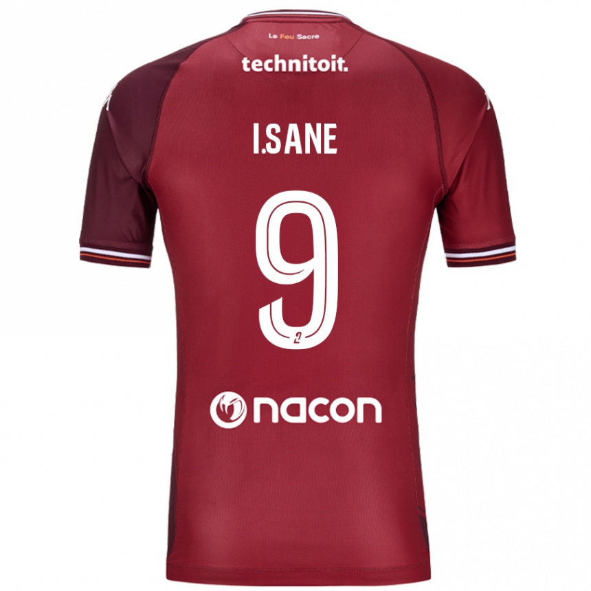 Enfant Football Maillot Ibou Sané #9 Rouge Grenade Tenues Domicile 2024/25 Canada