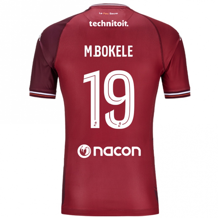 Kids Football Morgan Bokele #19 Red Granata Home Jersey 2024/25 T-Shirt Canada