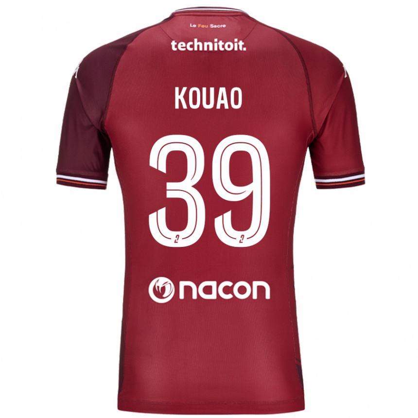 Enfant Football Maillot Koffi Kouao #39 Rouge Grenade Tenues Domicile 2024/25 Canada