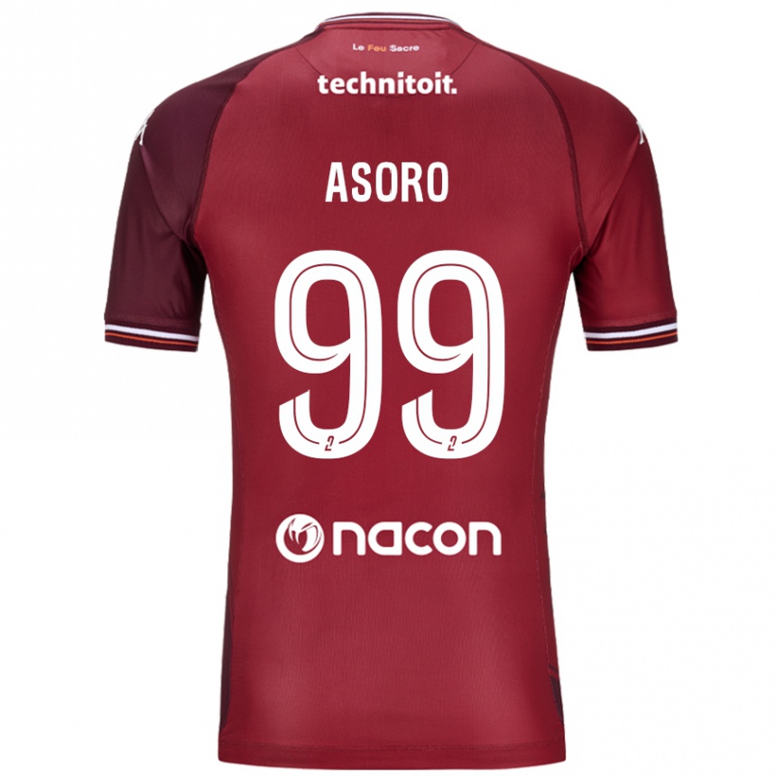 Enfant Football Maillot Joel Asoro #99 Rouge Grenade Tenues Domicile 2024/25 Canada