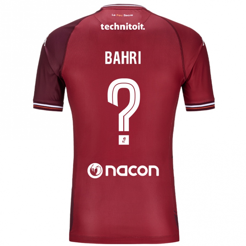 Enfant Football Maillot Wassim Bahri #0 Rouge Grenade Tenues Domicile 2024/25 Canada