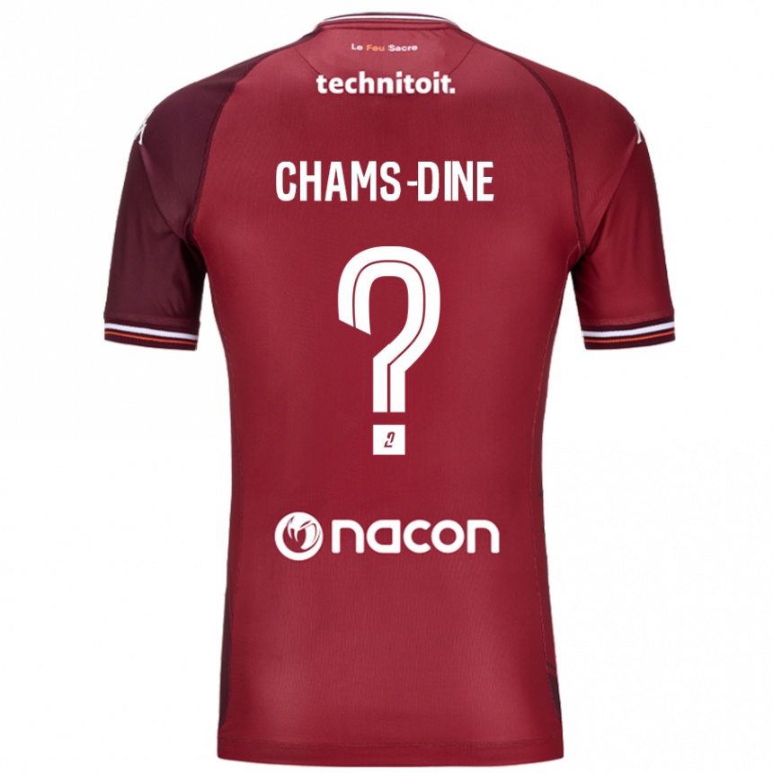 Enfant Football Maillot Adam Chams-Dine #0 Rouge Grenade Tenues Domicile 2024/25 Canada