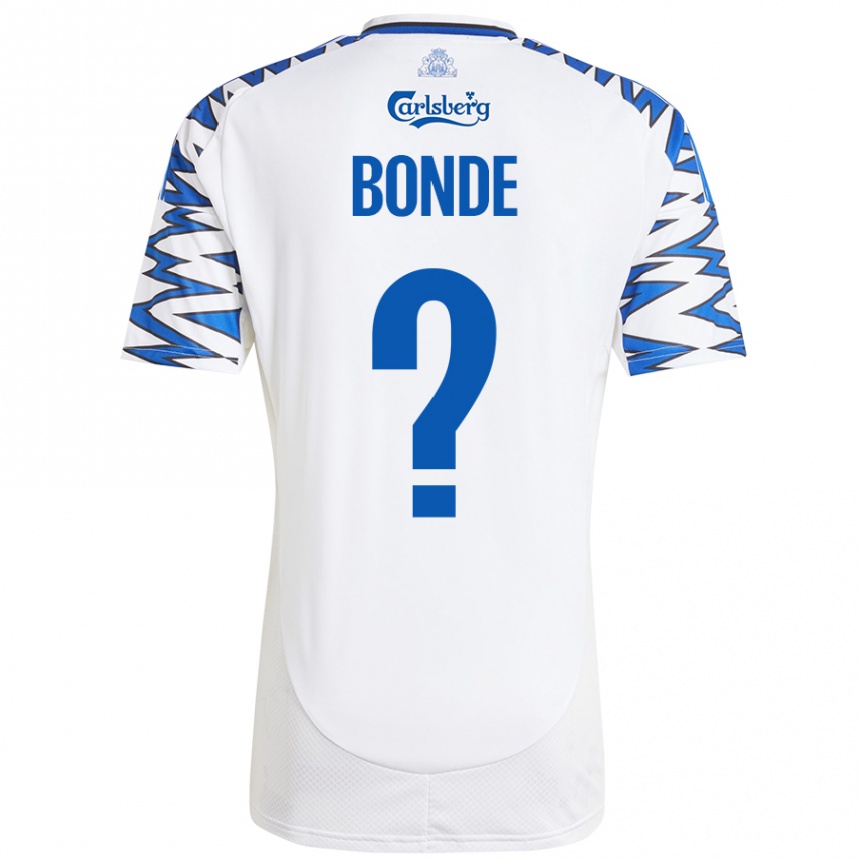 Kids Football Rode Bonde #0 White Sky Blue Home Jersey 2024/25 T-Shirt Canada