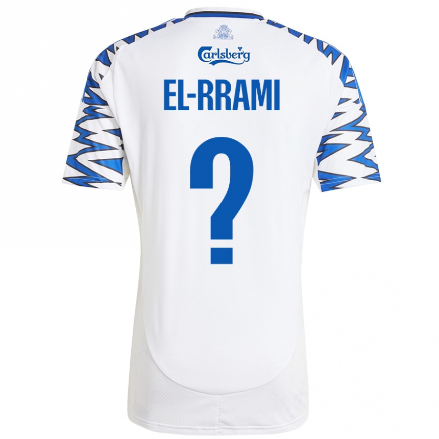 Kids Football Jamil El-Rrami #0 White Sky Blue Home Jersey 2024/25 T-Shirt Canada