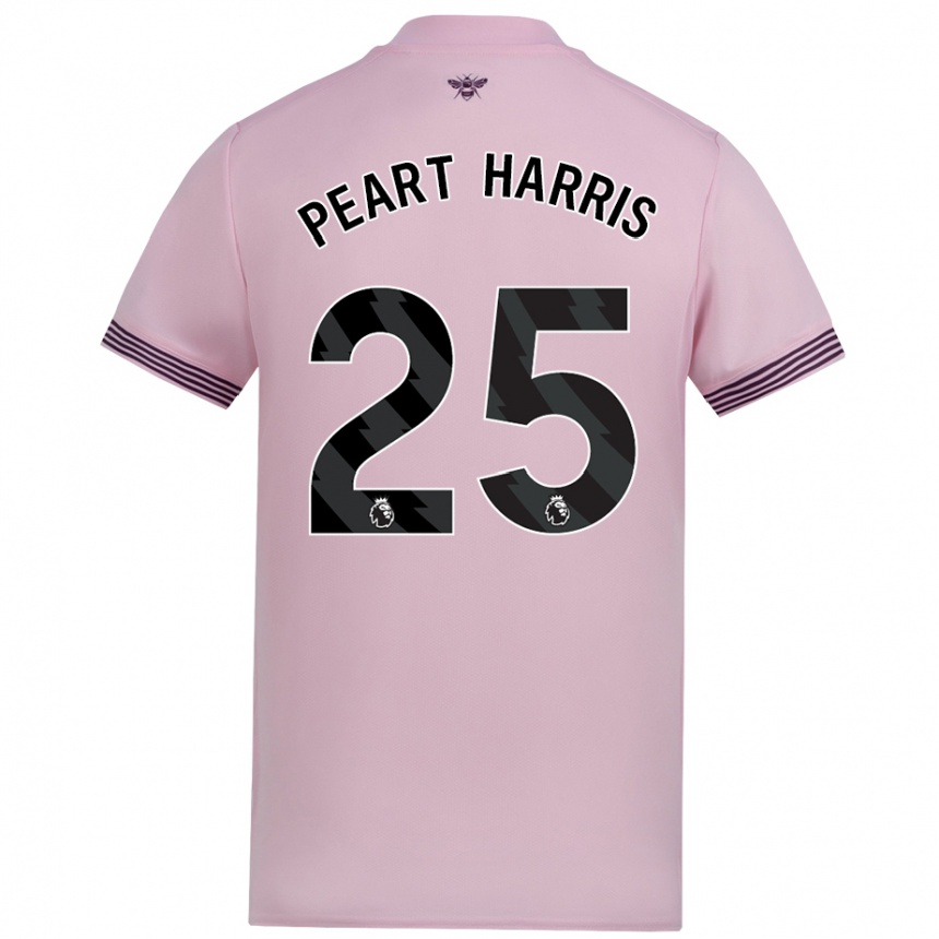 Kids Football Myles Peart-Harris #25 Pink Away Jersey 2024/25 T-Shirt Canada