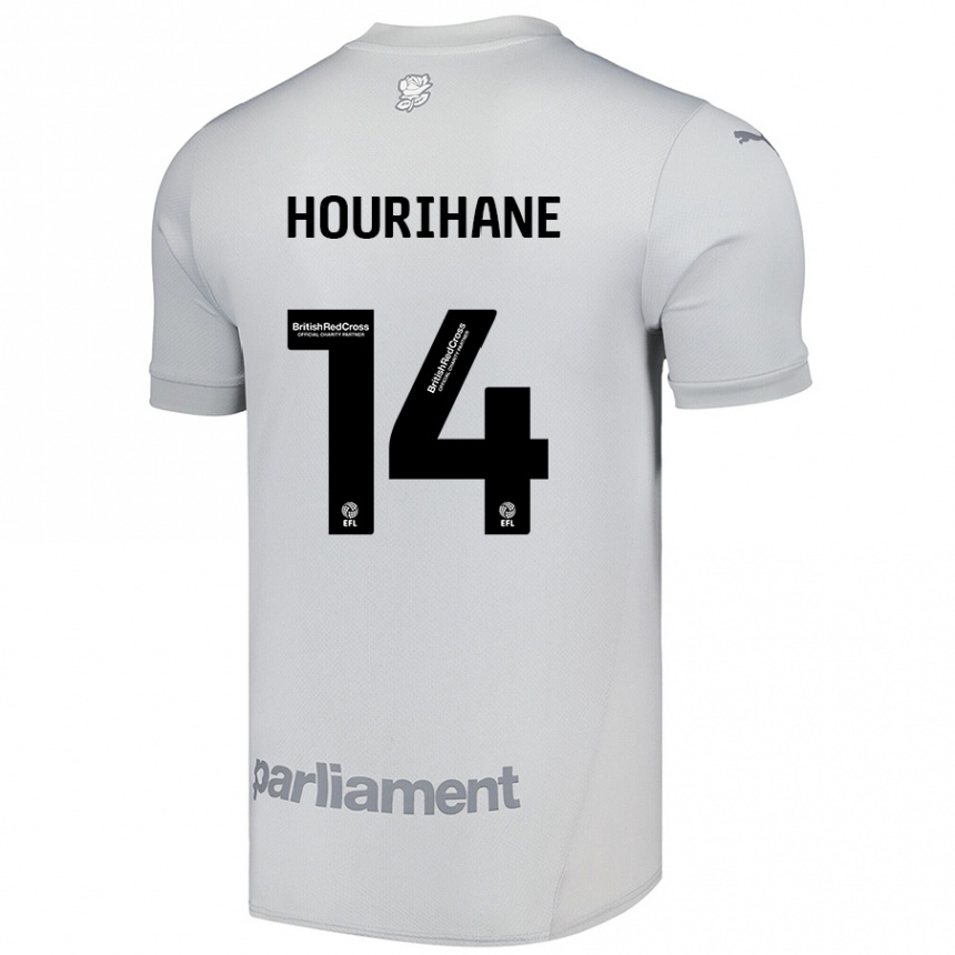 Kids Football Conor Hourihane #14 Silver Gray Away Jersey 2024/25 T-Shirt Canada