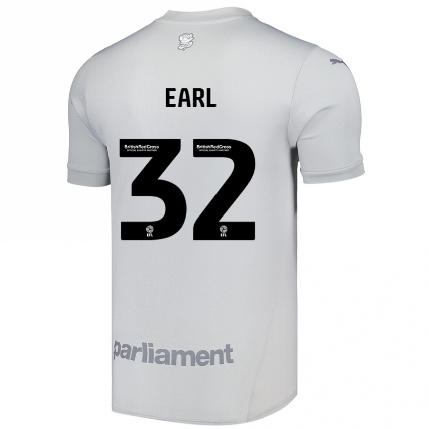 Kids Football Josh Earl #32 Silver Gray Away Jersey 2024/25 T-Shirt Canada