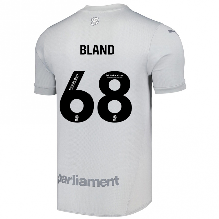 Kids Football Jonathan Bland #68 Silver Gray Away Jersey 2024/25 T-Shirt Canada