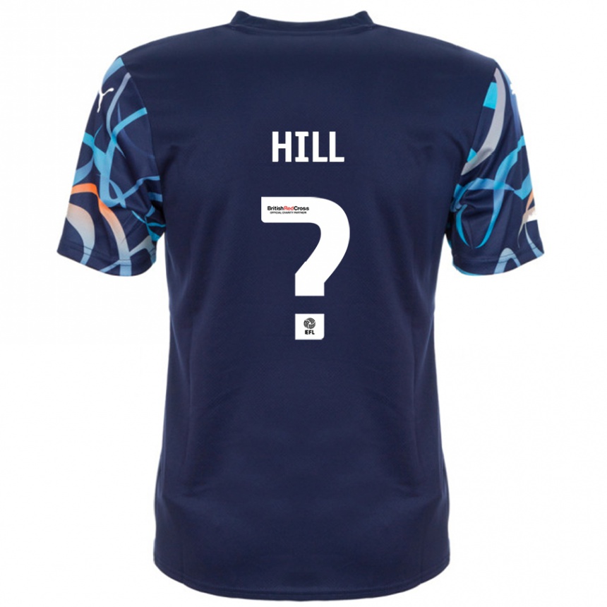 Kids Football Tyler Hill #0 Navy Blue Away Jersey 2024/25 T-Shirt Canada