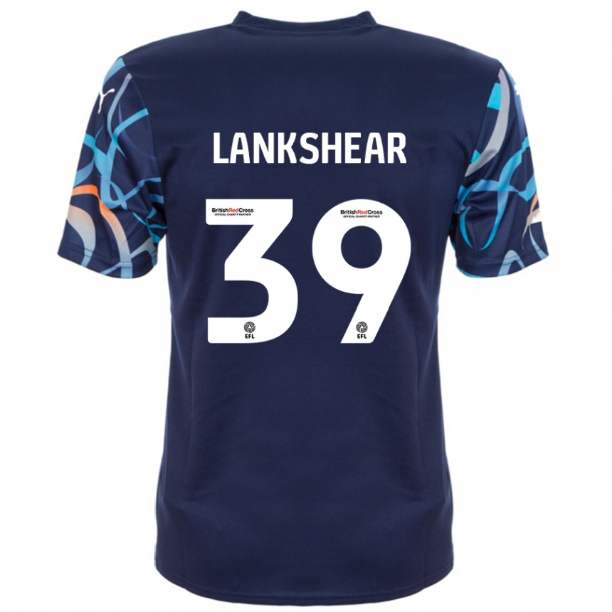 Kids Football Alex Lankshear #39 Navy Blue Away Jersey 2024/25 T-Shirt Canada