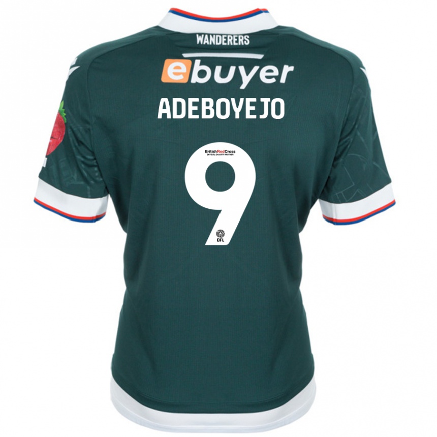 Enfant Football Maillot Victor Adeboyejo #9 Vert Foncé Tenues Extérieur 2024/25 Canada