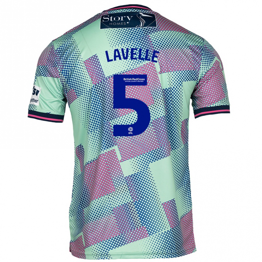 Kids Football Sam Lavelle #5 Green Away Jersey 2024/25 T-Shirt Canada