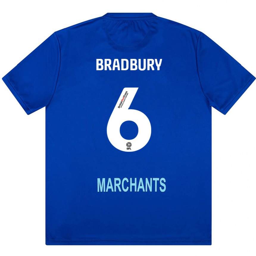 Enfant Football Maillot Tom Bradbury #6 Vert Tenues Extérieur 2024/25 Canada