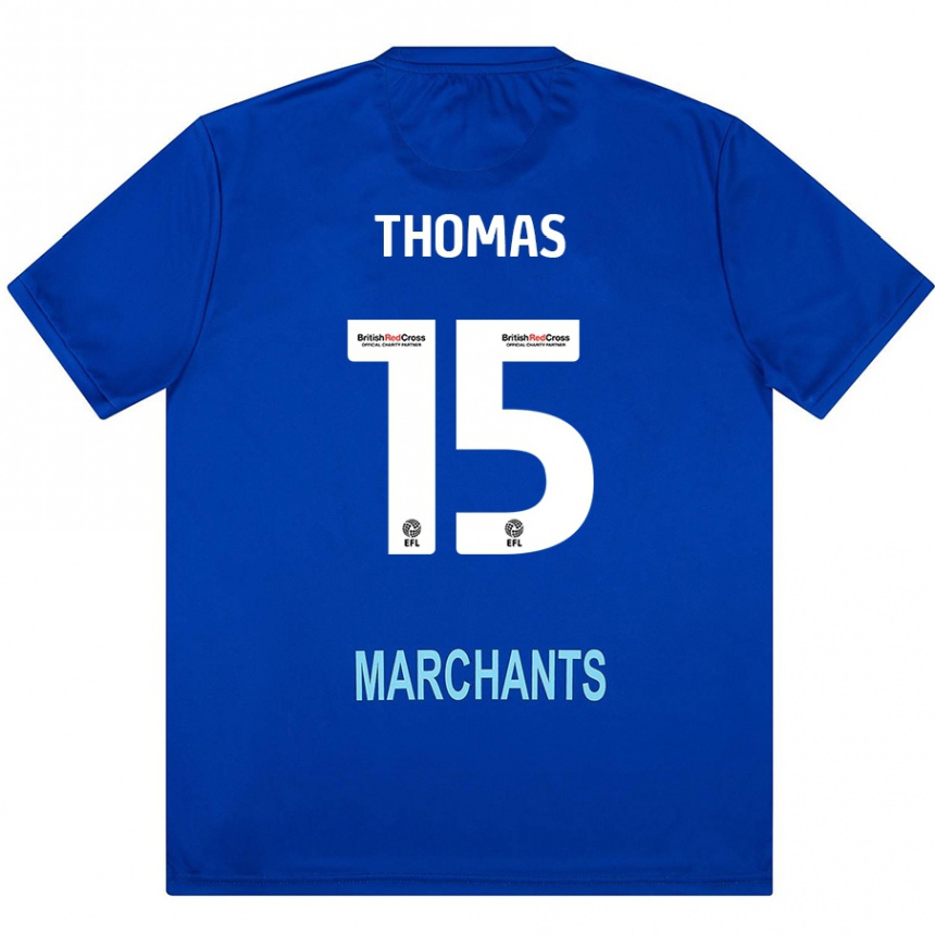 Enfant Football Maillot Jordan Thomas #15 Vert Tenues Extérieur 2024/25 Canada