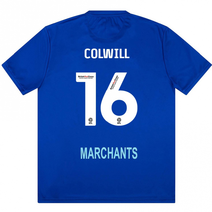 Enfant Football Maillot Joel Colwill #16 Vert Tenues Extérieur 2024/25 Canada