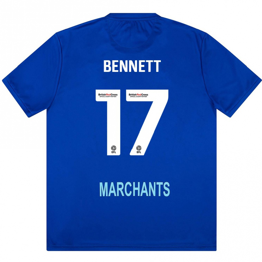 Enfant Football Maillot Scot Bennett #17 Vert Tenues Extérieur 2024/25 Canada