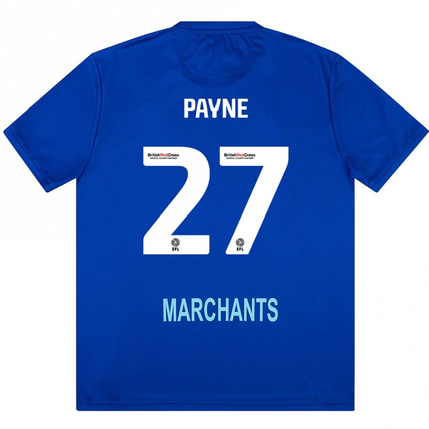 Enfant Football Maillot Lewis Payne #27 Vert Tenues Extérieur 2024/25 Canada