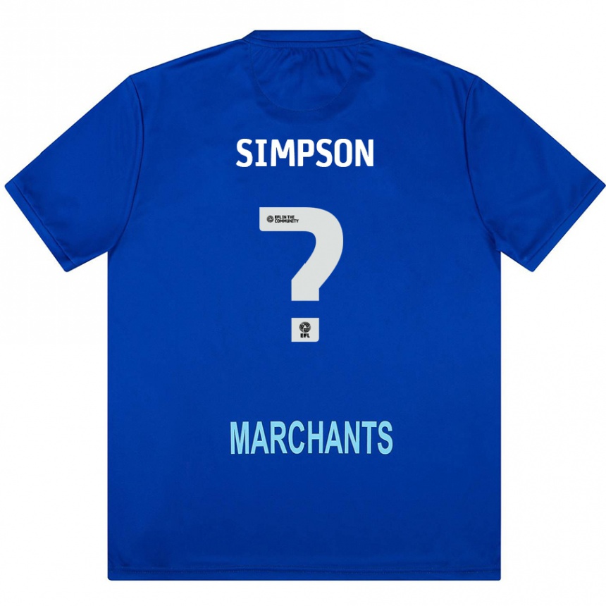 Enfant Football Maillot Jay Simpson #0 Vert Tenues Extérieur 2024/25 Canada