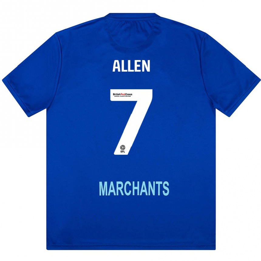 Enfant Football Maillot Emily Allen #7 Vert Tenues Extérieur 2024/25 Canada