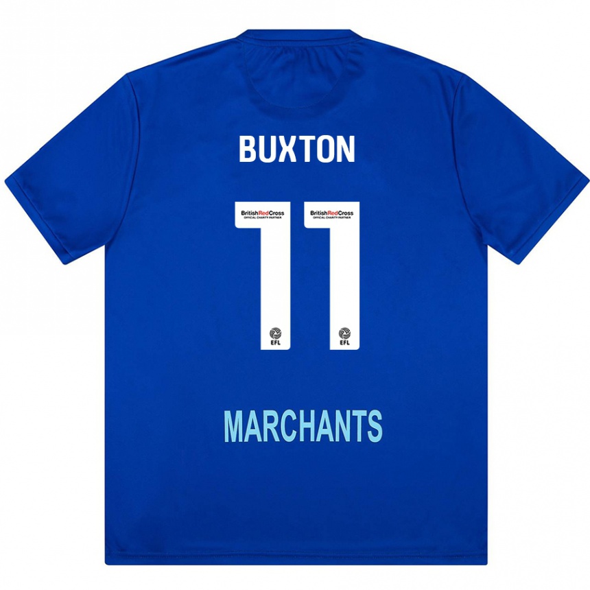 Enfant Football Maillot Charlotte Buxton #11 Vert Tenues Extérieur 2024/25 Canada