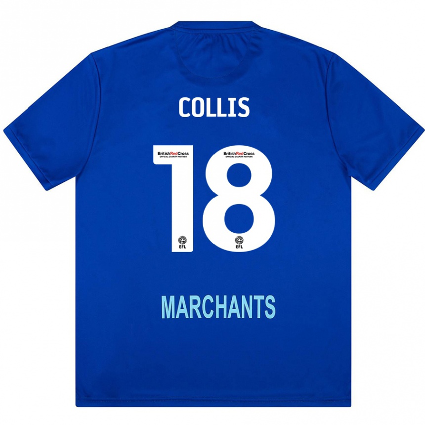 Enfant Football Maillot Maisy Collis #18 Vert Tenues Extérieur 2024/25 Canada