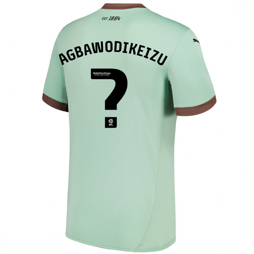 Enfant Football Maillot Charles Ebuka Agbawodikeizu #0 Vert Pâle Tenues Extérieur 2024/25 Canada