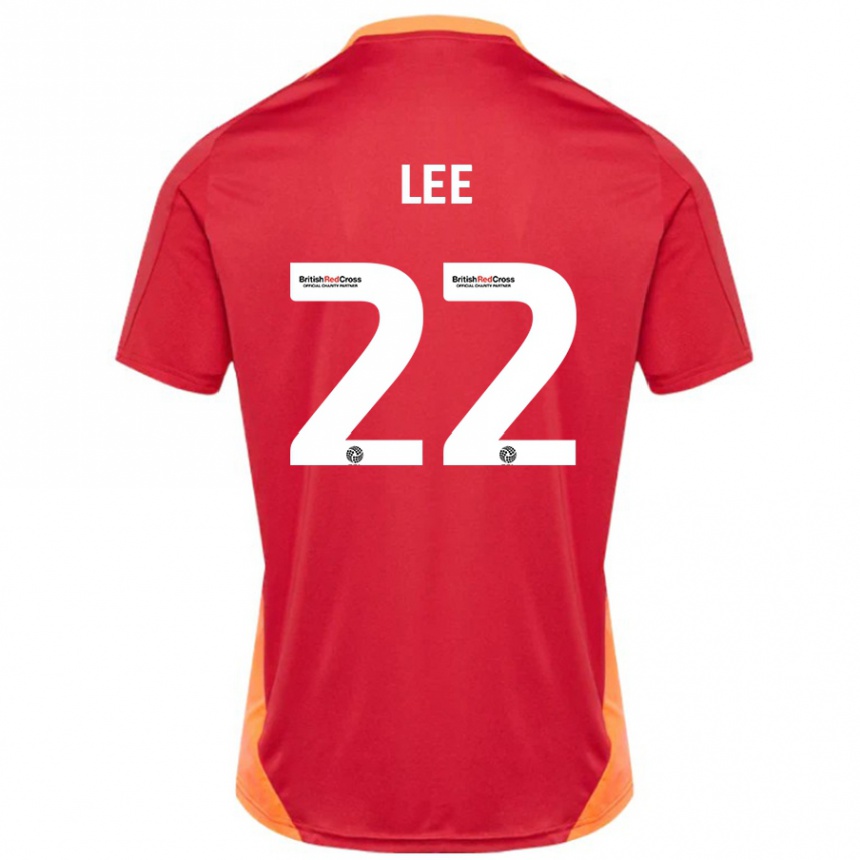 Kids Football Harry Lee #22 Blue Off White Away Jersey 2024/25 T-Shirt Canada