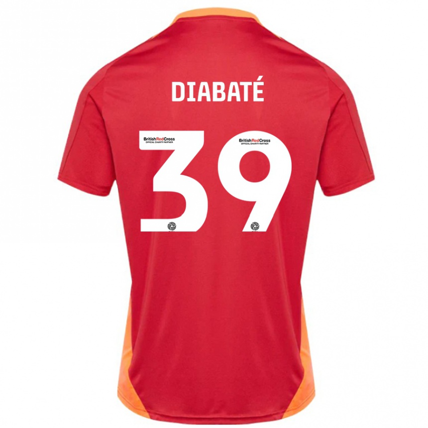 Kids Football Cheick Diabaté #39 Blue Off White Away Jersey 2024/25 T-Shirt Canada