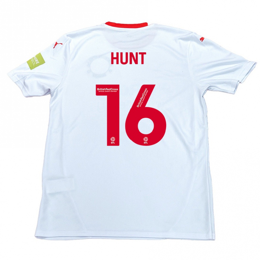 Enfant Football Maillot Mackenzie Hunt #16 Blanc Tenues Extérieur 2024/25 Canada