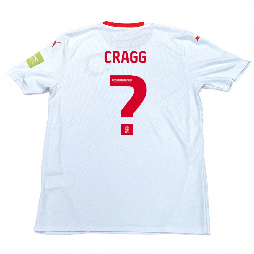 Kids Football Rio Cragg #0 White Away Jersey 2024/25 T-Shirt Canada