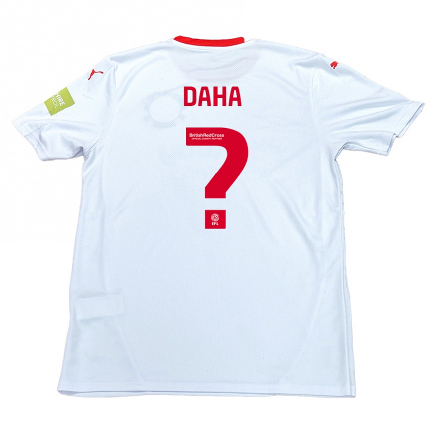 Kids Football Hermann Daha #0 White Away Jersey 2024/25 T-Shirt Canada