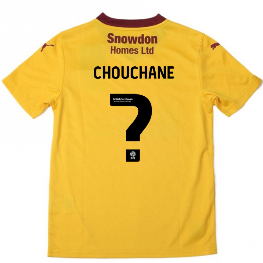 Enfant Football Maillot Samy Chouchane #0 Orange Bordeaux Tenues Extérieur 2024/25 Canada