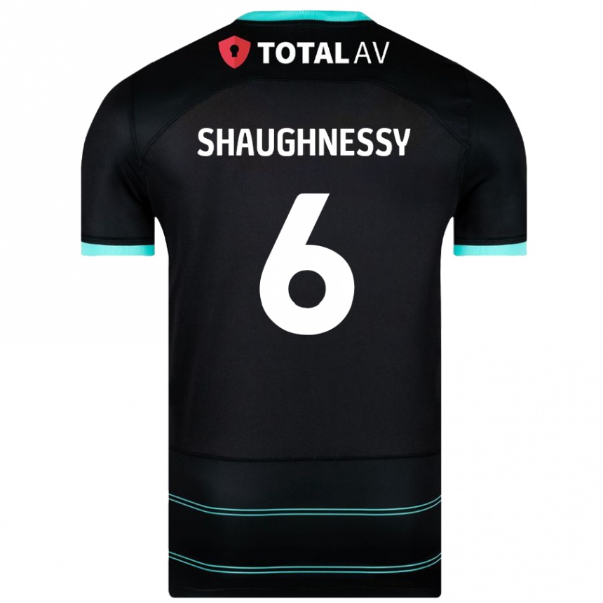 Enfant Football Maillot Conor Shaughnessy #6 Noir Tenues Extérieur 2024/25 Canada