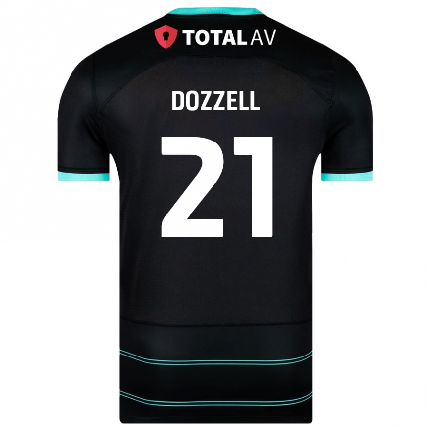 Enfant Football Maillot Andre Dozzell #21 Noir Tenues Extérieur 2024/25 Canada