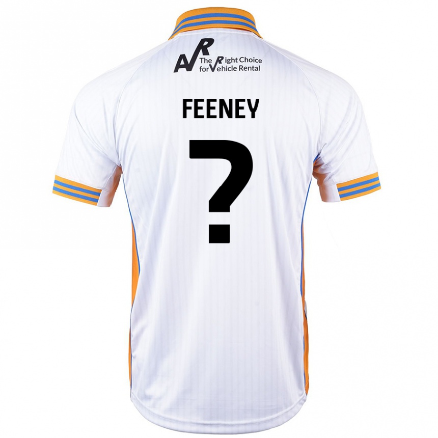 Enfant Football Maillot Josh Feeney #0 Blanc Tenues Extérieur 2024/25 Canada