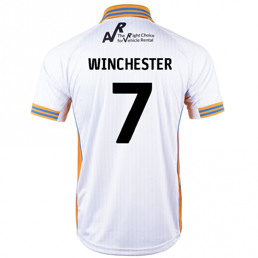 Kids Football Carl Winchester #7 White Away Jersey 2024/25 T-Shirt Canada