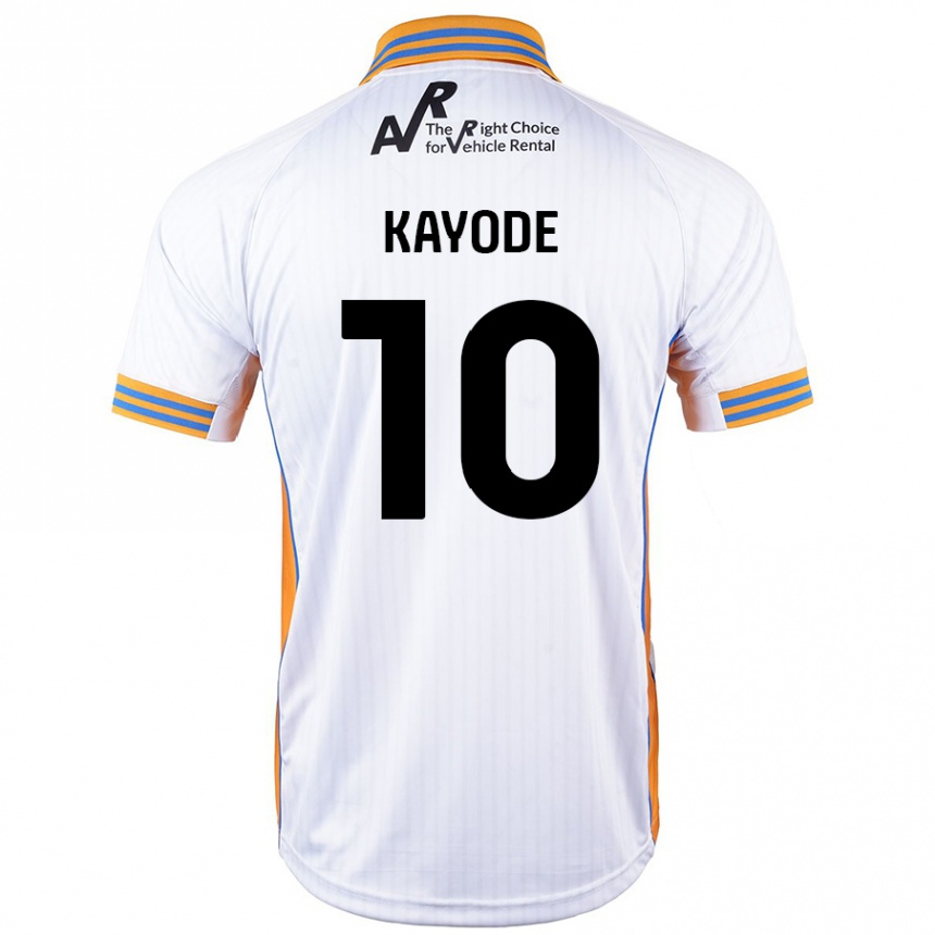 Enfant Football Maillot Joshua Kayode #10 Blanc Tenues Extérieur 2024/25 Canada