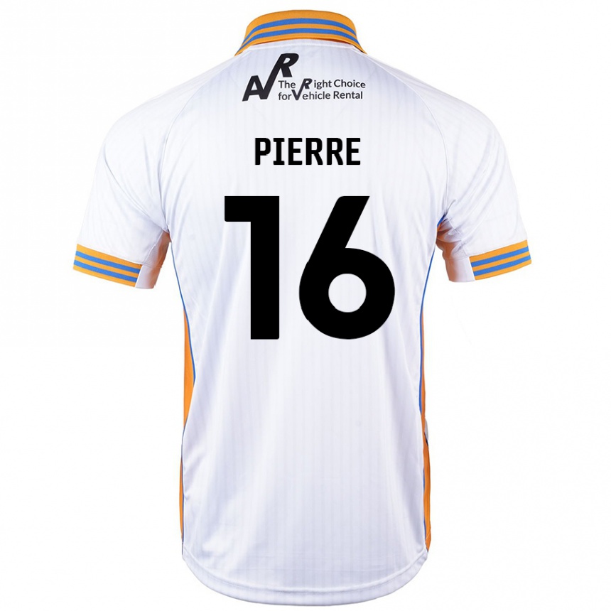 Kids Football Aaron Pierre #16 White Away Jersey 2024/25 T-Shirt Canada