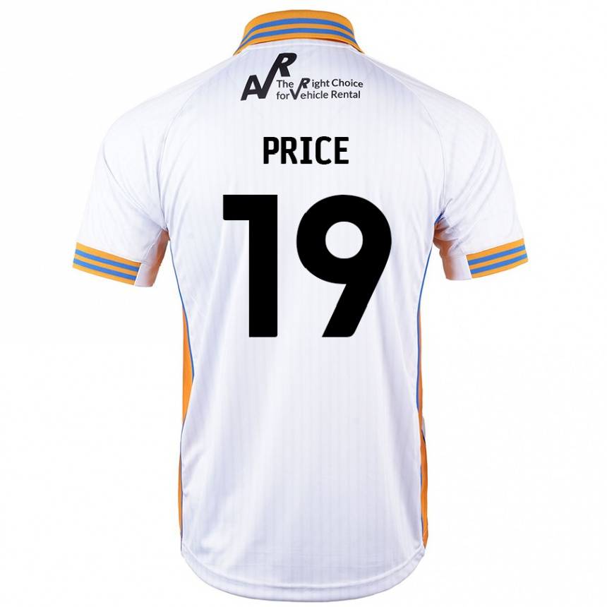 Enfant Football Maillot Jack Price #19 Blanc Tenues Extérieur 2024/25 Canada