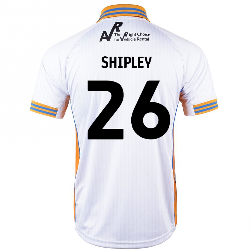 Enfant Football Maillot Jordan Shipley #26 Blanc Tenues Extérieur 2024/25 Canada