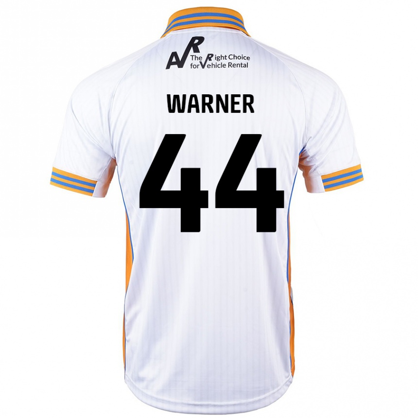 Kids Football James Warner #44 White Away Jersey 2024/25 T-Shirt Canada