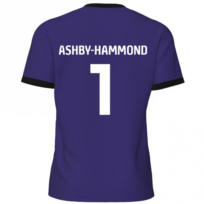 Kids Football Taye Ashby-Hammond #1 Purple Away Jersey 2024/25 T-Shirt Canada